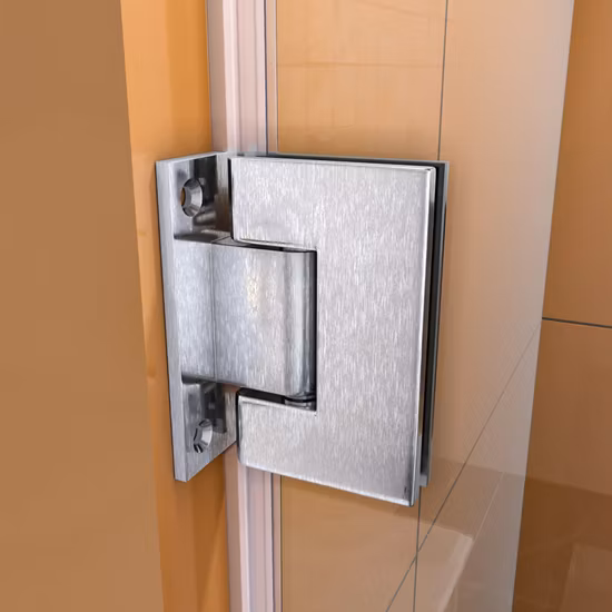 Porta doccia in vetro temperato senza telaio incernierato (BH803P)